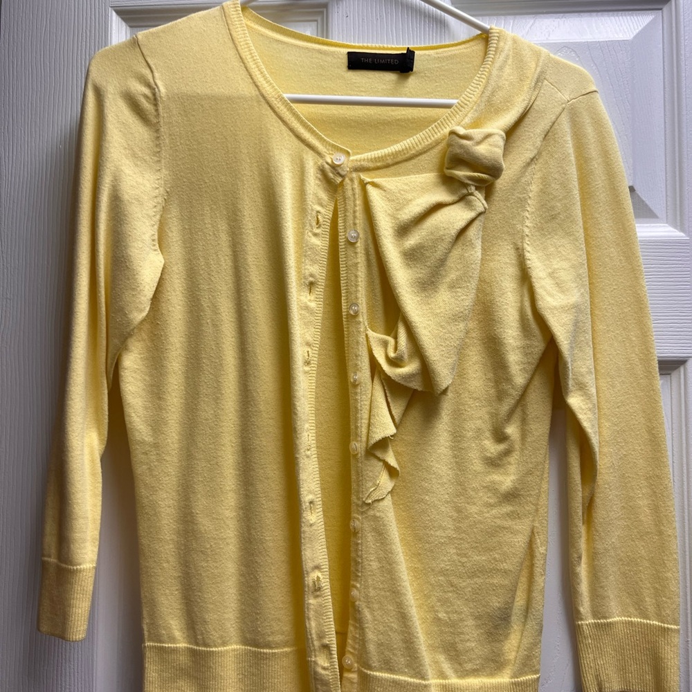 The Limited Sunny Yellow Knit Top